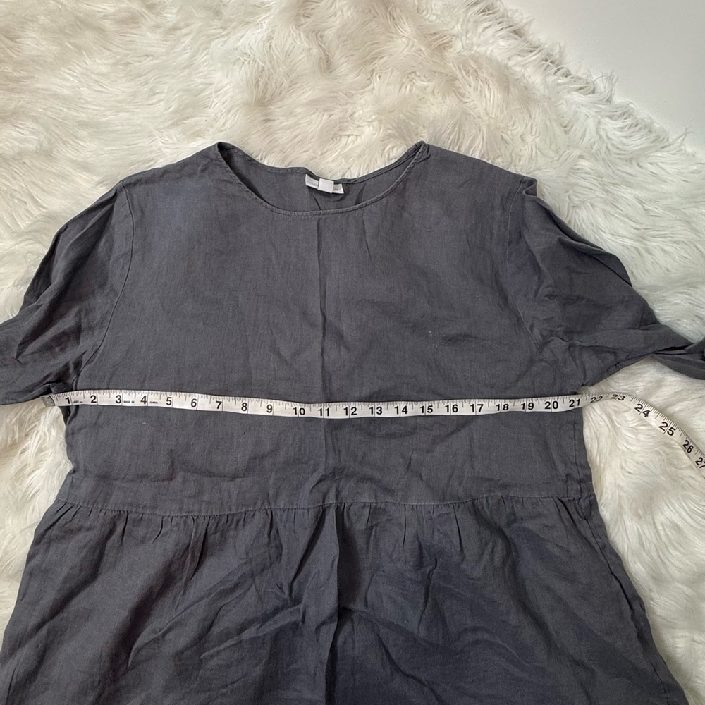 #599 PURE JILL Linen Top size S - Picture 7 of 8